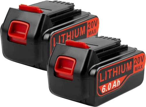 Vista 9 de Labtec LBX4020 - Paquetes de baterías de 20 V 6000 mAh compatibles con Black&Decker 20V LBXR20 LBXR20B LBXR20-OPE LBXR2020 LBXR20 LBXR20 LBX20