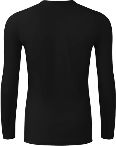 Vista 3 de Youper Camiseta de compresión térmica para niños y niñas, manga larga, forro polar, camiseta interior de fútbol, béisbol, fútbol