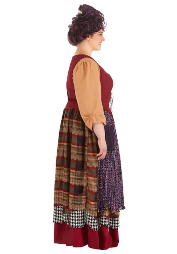 Vista 10 de Disfraz de Mary Sanderson para Mujer Talla Plus de Hocus Pocus de Disney Multicolor
