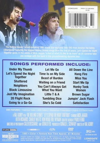 Vista 2 de The Rolling Stones Lets Spend The Night Together DVD