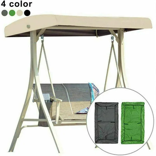 Vista 5 de Cubierta superior de repuesto para toldo de patio al aire libre, cubierta de toldo de repuesto impermeable, protector antipolvo, bloqueo UV, sombra