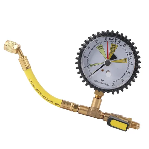 Vista 8 de Tabla de medidor de presión de nitrógeno de acero inoxidable de 1/4 de pulgada SAE adecuada para uso en equipos de refrigeración