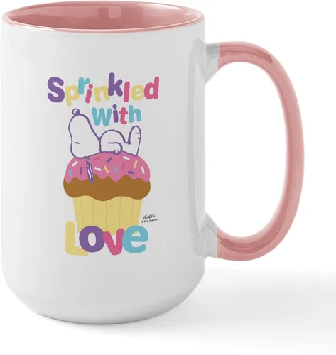 Vista 22 de CafePress SNOOPY Joe Cool - Taza de café de cerámica (15.0 fl oz)