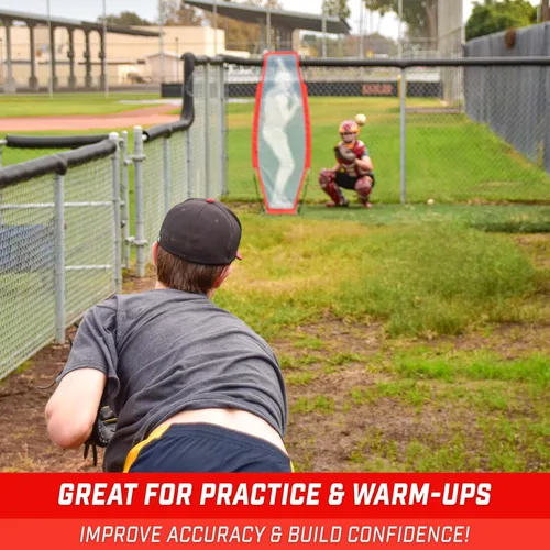 Vista 3 de GoSports Baseball & Softball Xtraman Dummy Batter Pitching Training Mannequin - Practice Pitching Aid for Improved Accuracy and Safety