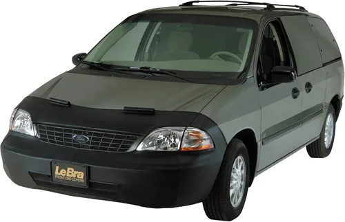 Vista 4 de Covercraft 551071-01 LeBra - Cubierta frontal de ajuste personalizado para Chevrolet TrailBlazer (vinilo, negro)