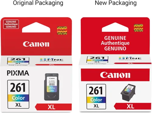 Vista 3 de Canon Ink CL-261XL Amr - Tinta para impresora, extragrande, multicolor (paquete de 2)