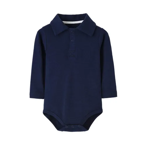 Vista 15 de Teach Leanbh - Body para bebé de algodón, manga larga, color puro, 3 a 24 meses (3 meses, azul bebé)