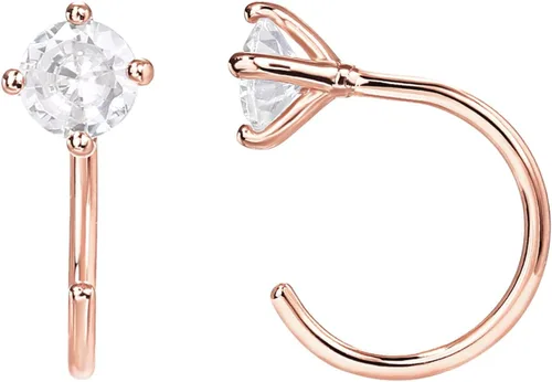 Vista 20 de PAVOI - Aretes de media aro de plata esterlina 925 Pendiente hipoalergénico minimalista pequeño para cartílago