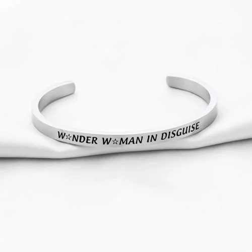 Vista 4 de ENSIANTH WW Jewelry - Regalo inspirado en la película WW en disfraz, joyería del Día de la Madre, Metal, Acero inoxidable