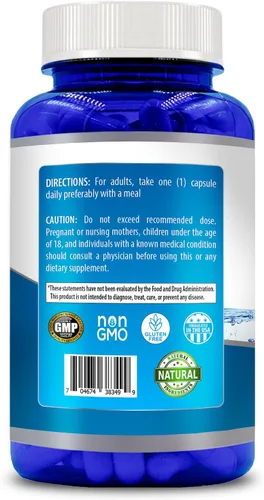 Vista 2 de Generic Vitamina natural Coq10 200 mg, 200 cápsulas, absorción rápida, sin gluten y sin OMG