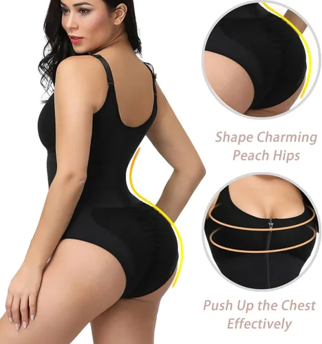 Vista 4 de BUXOMFEM Fajas Colombianas Bbl - Ropa de compresión postoperatoria para después de liposucción con control de abdomen