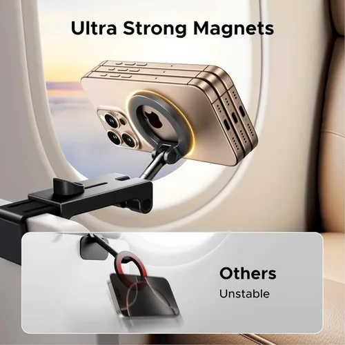 Vista 4 de UGREEN Magsafe Air Plane Travel Essentials - Soporte magnético para teléfono compatible con iPhone 17 Air 16 15 14 Plus 13 12 Pro Max Mini Magsafe
