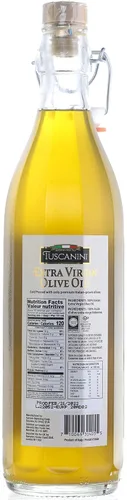 Vista 3 de Tuscanini Aceite de oliva italiano extra virgen prensado en frío, 25.3 onzas (paquete de 2) Ultra-Premium sin filtrar Sin OMG Para ensaladas