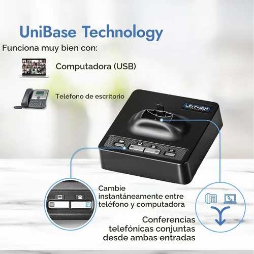 Vista 4 de Leitner LH275 Premium Lite 2-en-1 Auriculares inalámbricos DECT