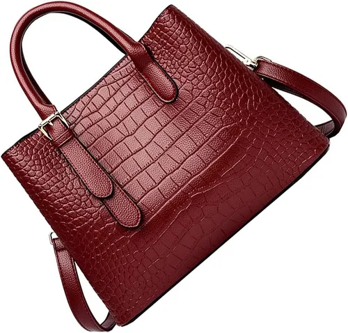 Vista 7 de Bolso bandolera de piel sintética para mujer, bolso de mano de moda, bolso de regalo, lindo portátil para uso diario