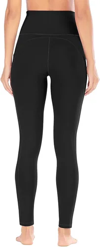 Vista 3 de Leggings de yoga con estampado de cintura alta para mujer, color menta, color lila