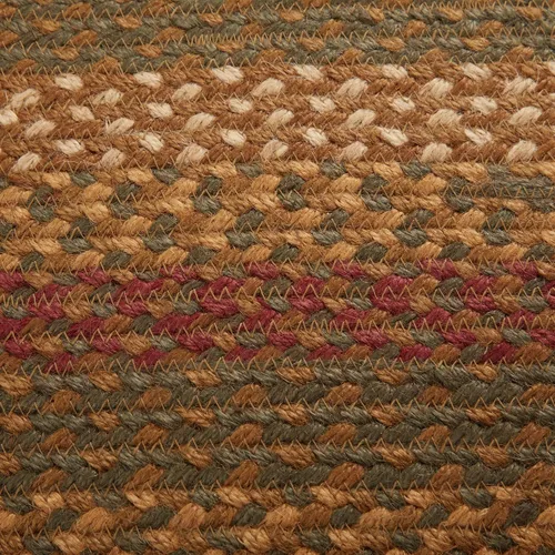 Vista 7 de VHC Brands Tea Cabin - Alfombra rústica ovalada de yute verde, antideslizante, 36 x 60 pulgadas