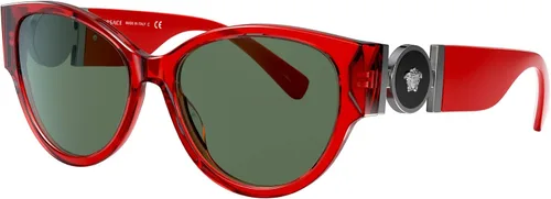 Vista 2 de Versace Gafas de sol para mujer marco de acetato de lentes rojas 2205in Verde