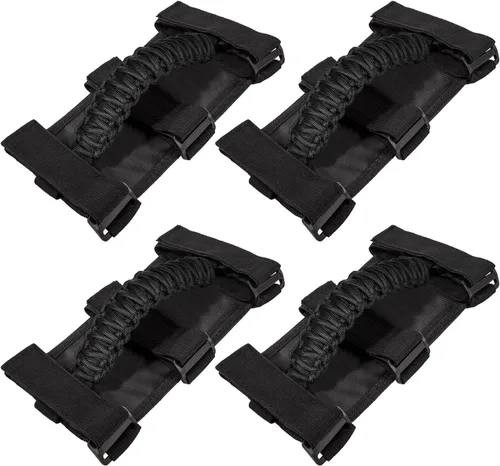 Vista 23 de Asas de agarre para Jeep Wrangler JK JKU JL JLU TJ YJ Sports Sahara Freedom Rubicon Unlimited Gladiator JT 1955-2023 UTV ATV Accesorios Premium 550