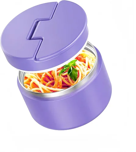 Vista 10 de Termo de sopa de 12 onzas para comida caliente para niños, tarro de comida aislado al vacío, termo de sopa sin torsiones para comida caliente
