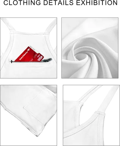 Vista 3 de Vestido atlético para mujer con pantalones cortos incorporados, mini vestido de entrenamiento deportivo para golf, verano 2024