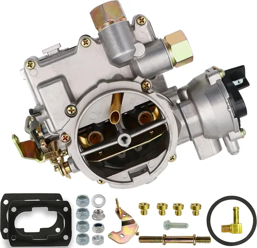 Vista 7 de Carburador marino de 2 barriles para Mercruiser 3.0L carburador Mercarb 2.5L 4 CYL V6 V8 Motores con chorros de estrangulador eléctrico Juntas