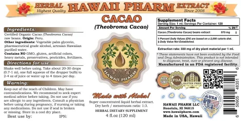Vista 2 de Extracto Líquido de Cacao (Theobroma cacao) 2x2 oz