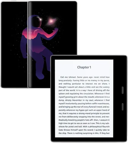 Vista 5 de MightySkins Skin compatible con Amazon Kindle Oasis 7" (9ª generación) – Naturaleza alterada Cubierta protectora de vinilo duradera y única