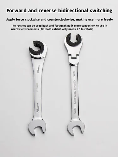 Vista 2 de Llave de cabeza ajustable flexible YS-LF de 0.315 in