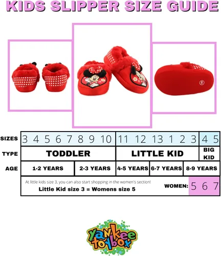 Vista 2 de Minnie Mouse - Pantuflas de felpa para niña pequeña