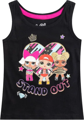 Vista 4 de L.O.L. Surprise! Paquete de 3 camisetas sin mangas para niñas pequeñas y grandes