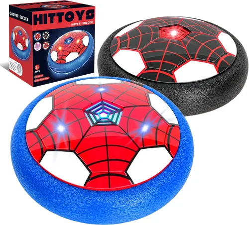 Vista 8 de Pelota de Fútbol Flotante para Niños, Paquete de 2 Pelotas de Fútbol de Interior con Luz LED para Niños y Niñas Mayores, Juguetes con Luces, Juego