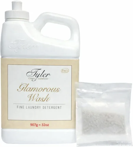 Vista 5 de TYLER Glamour Wash Detergente para ropa High Maintenance, 16 onzas líquidas/con bolsa para secadora Bolsa individual L