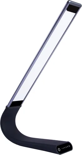 Vista 3 de Luxe lámpara de escritorio inalámbrica LED amigable a la vista, recargable, USB, hasta 40 horas de luz continua, control táctil, 6 niveles