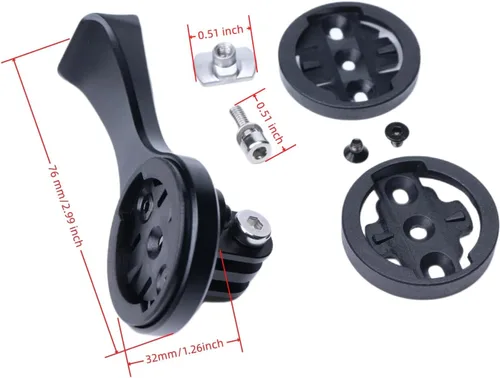 Vista 2 de Soporte de montaje para computadora para S-Works especializado VENGE SL7 Compatible con Gar min/Wa Hoo/Bry ton, montaje en vástago, cámaras