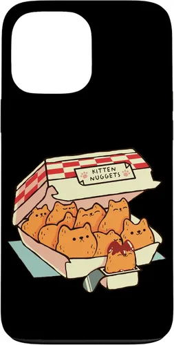 Vista 23 de iPhone 16 Kitten Nuggets Cute Fast Food Cat Shape Foodie Case