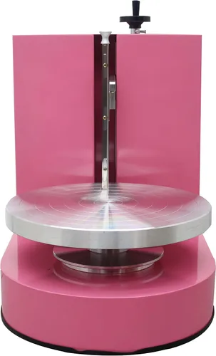 Vista 5 de Máquina eléctrica para decoración de tartas, recubrimiento en crema, espátula de superficie lisa para pasteles de 4 a 12 pulgadas, velocidad