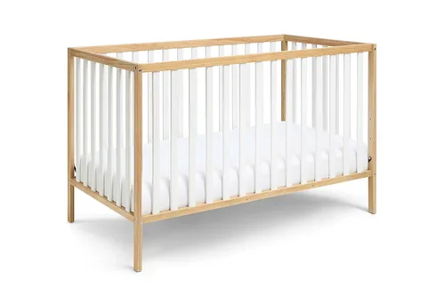 Vista 2 de Baby Cache Deux Remi Island Cuna convertible 3 en 1 (Do Re Me) Natural y Blanco