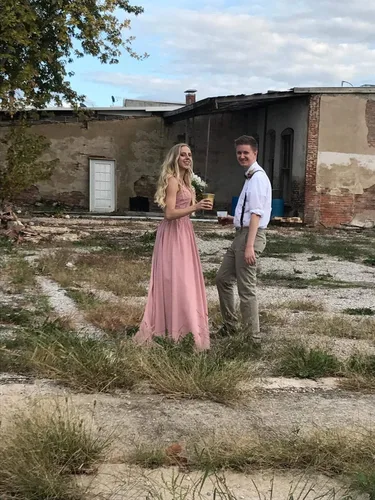 Vista 6 de Ever Girl vestidos para fiesta de graduación y damas de honor de chifón, vestidos para la noche