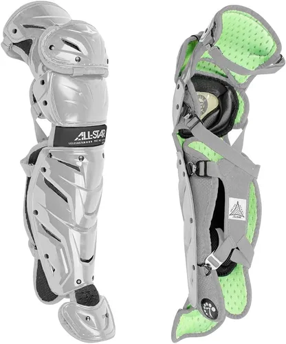 Vista 9 de All-Star Protectores de piernas de béisbol S7 Axis para jóvenes de 9 a 16 años, estándar NOCSAE, protección de nivel élite con tecnología patentada