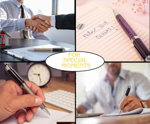 Vista 3 de S&R Somit Bolígrafo de lujo para hombres con caja de regalo, valioso bolígrafo de lujo para negocios y oficina, regalo ejecutivo para familiares