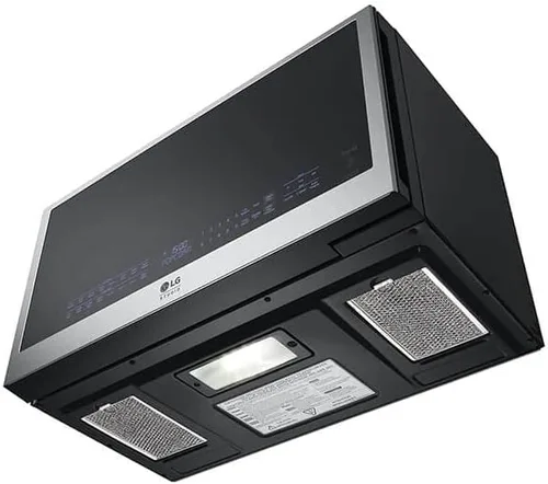 Vista 4 de LG Studio MHES1738F - Horno microondas de convección de acero inoxidable de 1.7 pies cúbicos