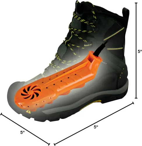 Vista 7 de DryGuy Travel Dry DX - Secador de botas y secador de zapatos, naranja y negro