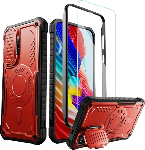 Vista 7 de ExoGuard Funda para Samsung Galaxy S24 Plus con protector de pantalla, funda protectora de goma de cuerpo completo con cubierta de cámara y función