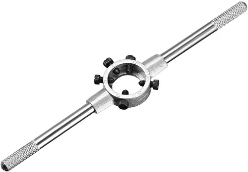 Vista 6 de uxcell Llave de mango redondo de 2.559 in, para troquel redondo métrico M30-M36/1.850 in-2.559 in, con mango moleteado
