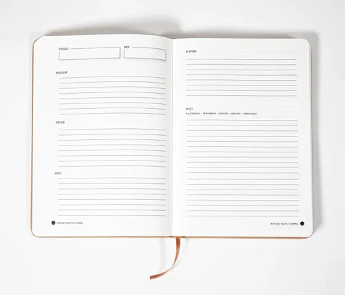 Vista 3 de Replicate Journal (Charcoal) Productos de oficina – Calendario de día a día