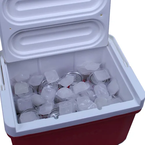 Vista 3 de Cooler Cubes - Bolsa de hielo de 5 libras - Cubos de hielo reutilizables y recongelables