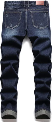 Vista 2 de AITITIA Jeans rasgados de ajuste regular para hombre