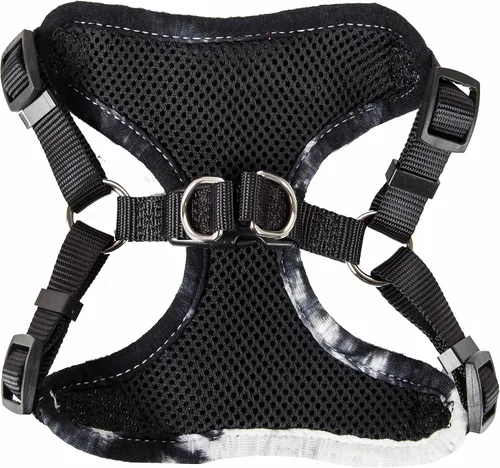 Vista 5 de Pet Life ® 'Bonatied' Arnés de malla reversible y transpirable de micromalla ajustable para perro y pajarita