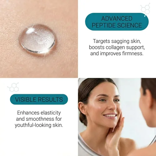 Vista 9 de Skin Perfection Uplevity - Péptido de apriete antienvejecimiento Suero Reafirmante Péptido Reafirmante Aumenta Elasticidad Añadir a cualquier